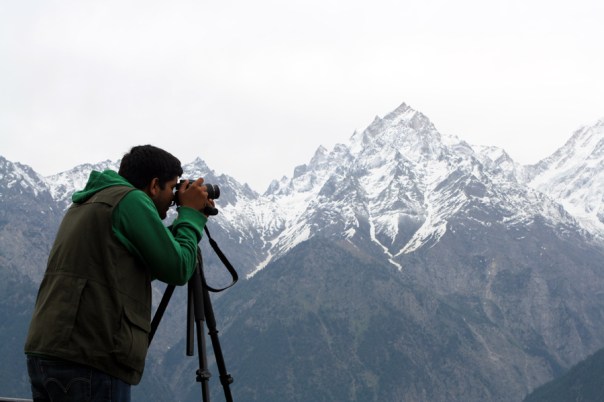 Early morning photography; the Jorkanden peak