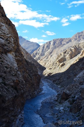 The Spiti Gorge ahead