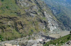 Hydropower station at Wangtu