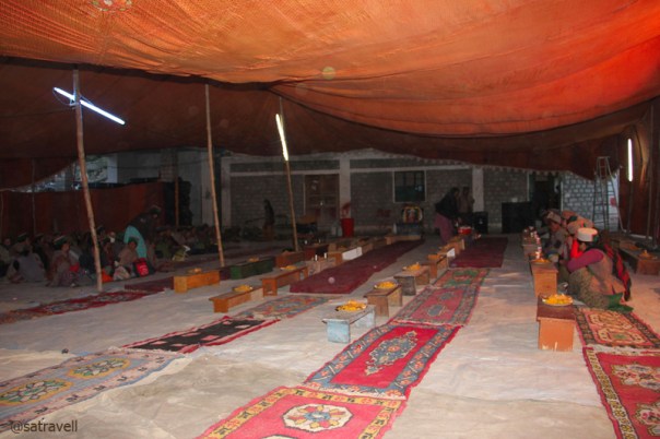 After-marriage community feasting