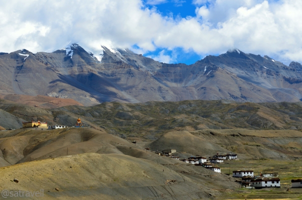 Village Langza and the Gompa