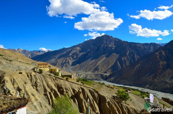 View towards Shichling from the terrace of one of the cells of the monastery