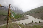 Confluence of Chandra and Bhaga rivers at Tandi