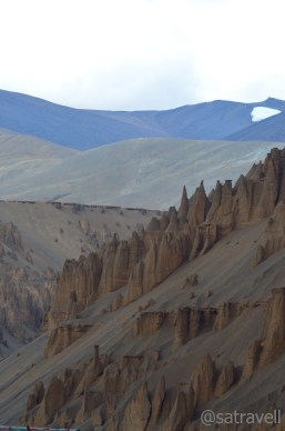 Mountain-face near Pang