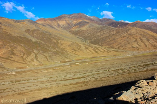 Spot the nomadic settlements as the begins.