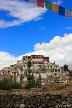 Established in 15th century, the Thikse Gompa observes Gelugpa sect