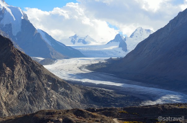 The Darung Drung Glacier and Pk 5835 m at its head