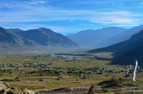 A panoramic view of Doda; Zanskar Valley