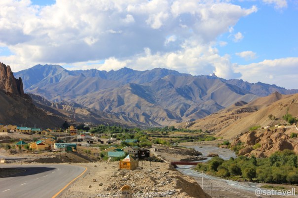 Landscape near village Bodh Kharbu in the Kanji Valley