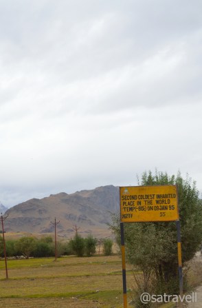 Nearing the settlement of Drass, claimed to be the second coldest inhabited region of the world