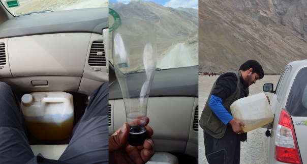 The canister baby, a jugaad; both put to use