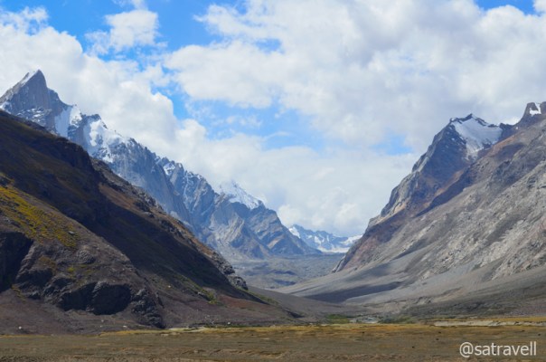 Kange Glacier giving rise to Kange Tokpo