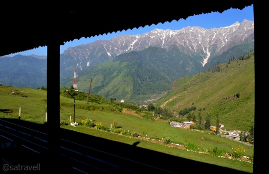 View from the corridor of the RH