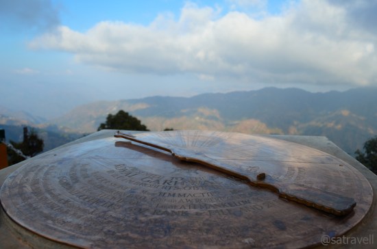 Indicator to over 15 major peaks of the Great Himalayan Range, the bronze dial was presented to the Garhwal Regiment by Col Roberts