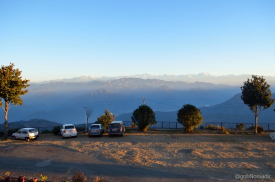 Morning view from the lawns of the CH.