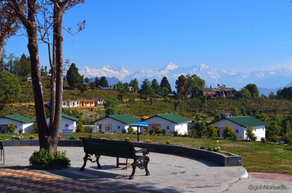 View from the KMVN Chaukori.