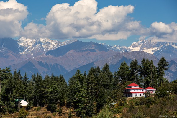 A landscape at Kotgarh captured later by Sarabjit Lehal