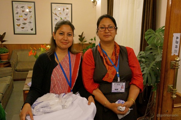 Almost 2200hrs at Gangtok; the staff of the STDC is all smiles