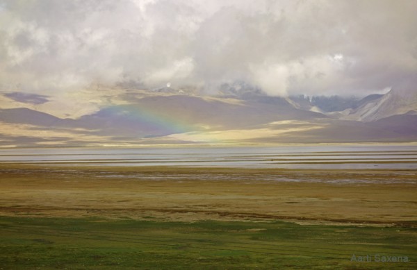 A rare overcast weather day in the trans-Himalayan region. Captured from a point near Gala.