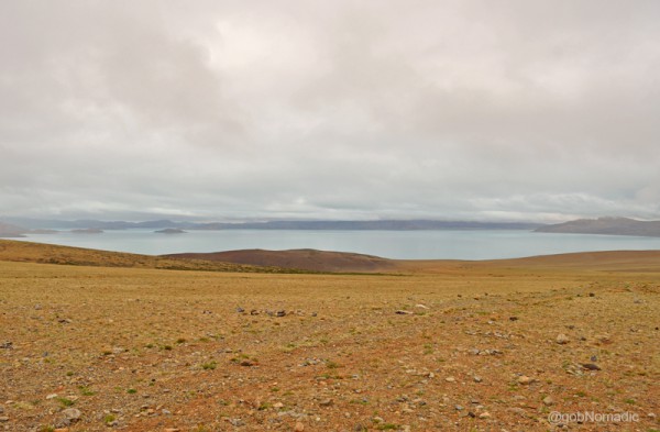 Literally meaning Lake of the Demon, the Rakshastal as observed from the ridge that separates it with the Lake Mansarovar