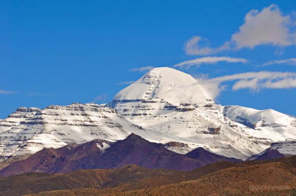 The holy Kailash. In its mystical form, this isolated holy mountain, 6638m (or 21,778ft) in altitude, is known as Meru; in its earliest of manifestations it was Kailas – the ‘crystal’ or in local parlance Kang Rinpoche – jewel of snows.