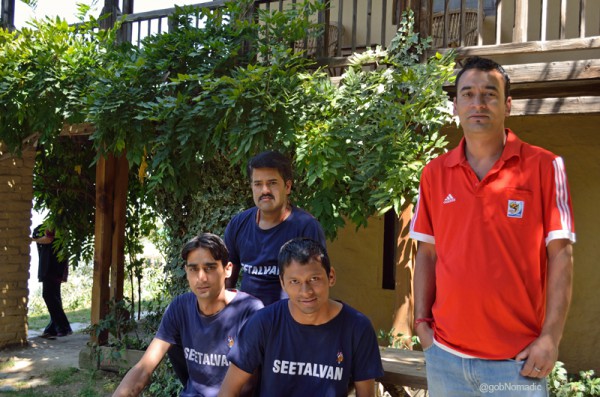 The staff at the Seetalvan Orchards