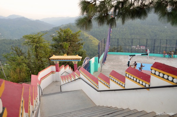 The main entrance to the monastery