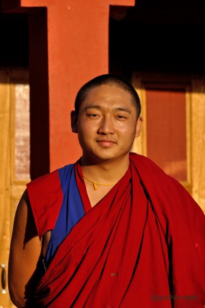 A young Bon Monk