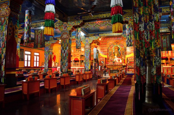 Inside the main assembly hall, du-khang. More images at Flickr