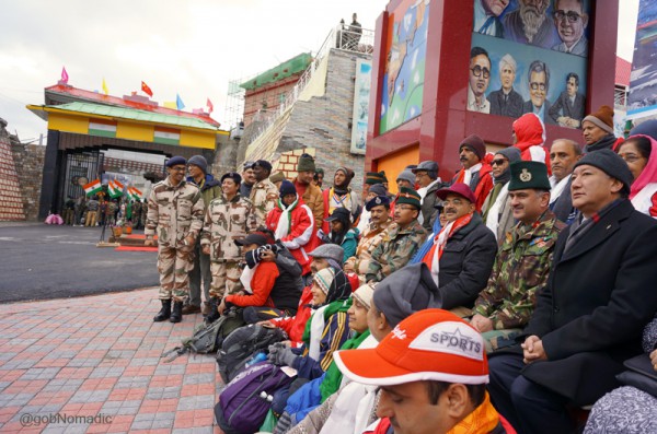 The group members posing with much enthusiasm