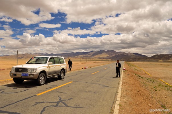 One of the embassy's vehicle that escorted the first batch of Kailash Mansarovar Yatra via Nathu La in Sikkim