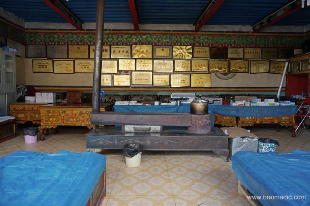Inside the infirmary at Sangsang