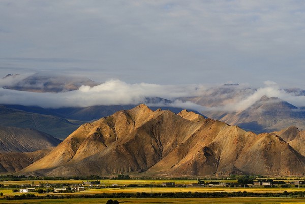 The fertile Nyang Valley; at Gyantse