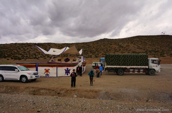 Our lunch campsite for the day