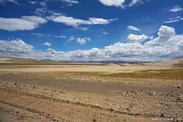 Semi-desert!; near Zhongba