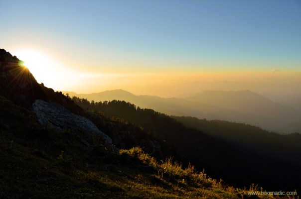 Fading light at Churdhar