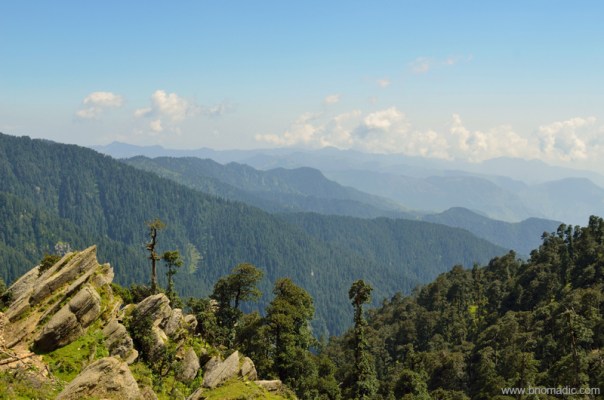 View towards the south from teesri campsite