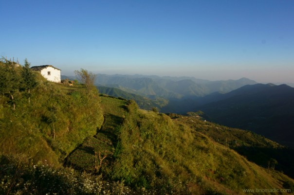 First sign of habitation after pehli on the descent