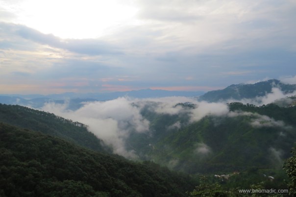 Evening skyline from Dagshai